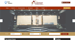 Desktop Screenshot of hotelairportinternational.com